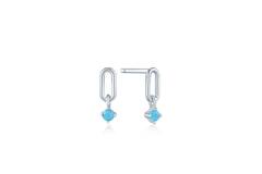  Into The Blue - Ohrstecker - Silber / rhodiniert - Türkis
